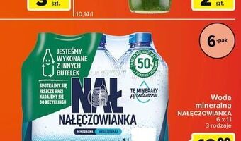 Globi Woda niegazowana nałęczowianka oferta