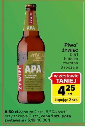 Carrefour Express Piwo żywiec apa oferta