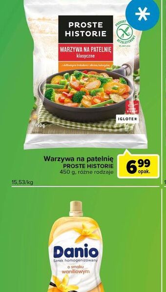 Carrefour Express Serek wanilia saszetka danone danio oferta