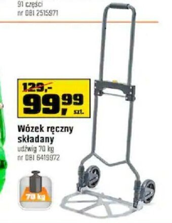 OBI Wózek ręczny składany oferta
