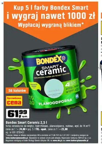 OBI Bondex Smart Ceramic 2,5l oferta