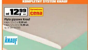 OBI Płyta gipsowa Knauf oferta