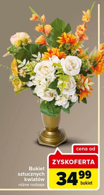Carrefour Bukiet kwiatów sztucznych oferta