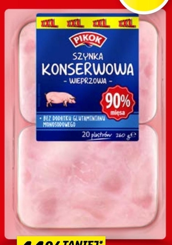 Lidl Szynka pikok oferta