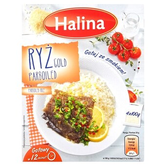 Topaz Halina ryż gold parboiled 400 g (4 x 100 g) oferta