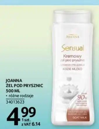 Selgros Joanna żel pod prysznic 500ml oferta