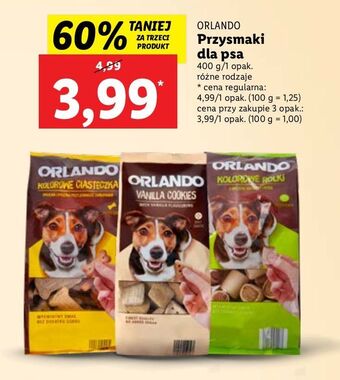 Lidl Ciasteczka dla psów orlando oferta