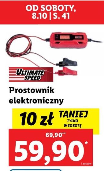Lidl Prostownik do akumulatorów samochodowych ultimate speed oferta