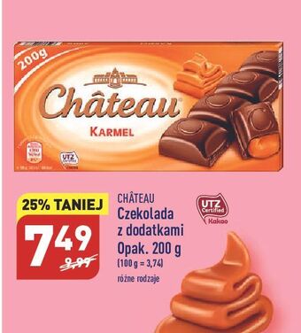 ALDI Czekolada mleczna karmel chateau oferta