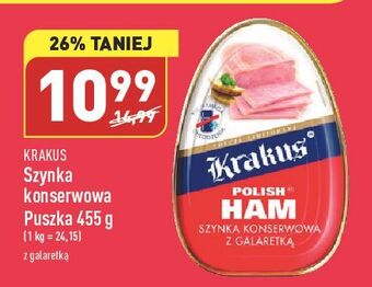 ALDI Szynka konserwowa krakus animex oferta