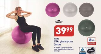 ALDI Piłka gimnastyczna 65 cm crane oferta