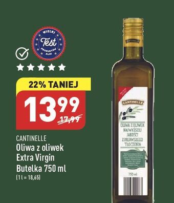 ALDI Oliwa z oliwek extra vergine cantinelle oferta