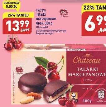 ALDI Talarki marcepanowe z nadzieniem wiśniowym chateau oferta