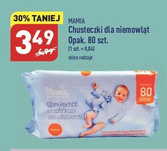 ALDI Chusteczki dla niemowląt comfort mamia oferta