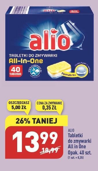 ALDI Tabletki do zmywarki all in one alio oferta