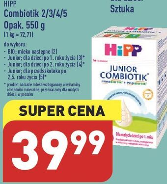 ALDI Mleko 3 hipp junior combiotik oferta