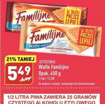 Wafle śmietankowe jutrzenka familijne