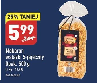 ALDI Makaron wstążki 5-jajeczny schatzle oferta