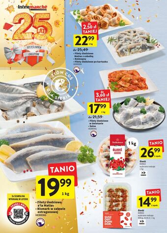 Intermarche Filety śledziowe po kartusku herring oferta