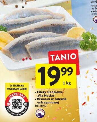 Bismarck w zalewie estragonowej herring