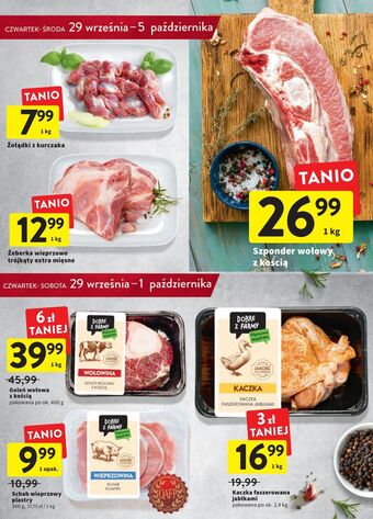 Intermarche Żeberka wieprzowe trójkąty oferta