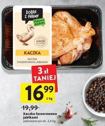 Intermarche Kaczka faszerowana jabłkami intermarche dobre z farmy oferta