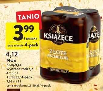 Intermarche Piwo książęce złote pszeniczne oferta
