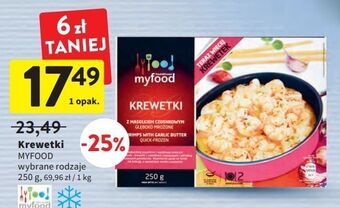 Intermarche Krewetki z masłem czosnkowym myfood oferta
