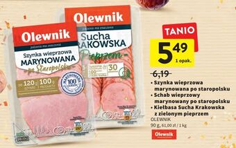 Intermarche Kiełbasa krakowska z pieprzem olewnik oferta
