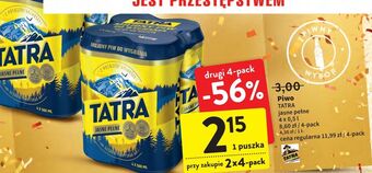 Intermarche Piwo tatra jasne pełne oferta