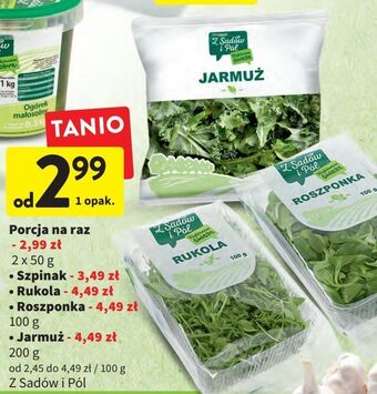 Intermarche Szpinak z sadów i pól oferta