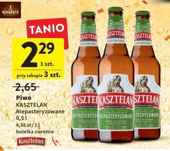 Intermarche Piwo kasztelan niepasteryzowane oferta