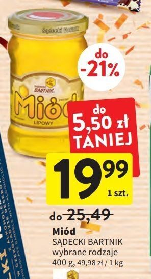 Intermarche Miód lipowy bartnik sądecki oferta