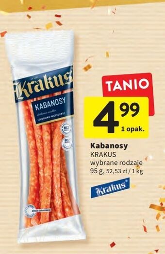 Intermarche Kabanosy wieprzowe krakus animex oferta