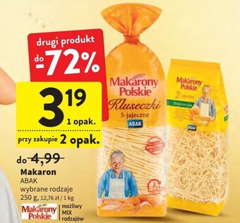 Intermarche Makaron kluseczki babuni 5-jajeczny makarony polskie oferta