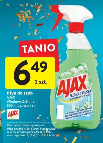 Intermarche Płyn do mycia szyb konwalie ajax floral fiesta oferta