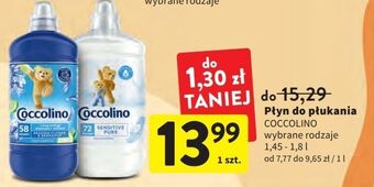 Intermarche Płyn do płukania sensitive coccolino oferta