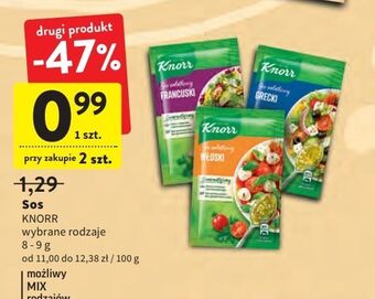 Intermarche Francuski knorr sos sałatkowy oferta