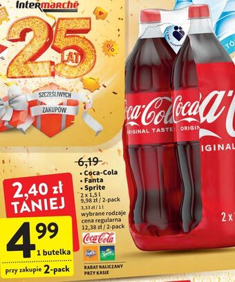 Intermarche Napój pomarańczowy fanta oferta