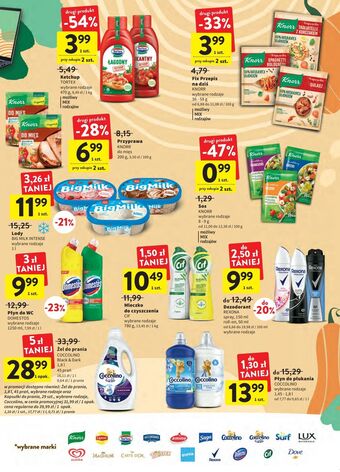 Intermarche Lody czekolada algida big milk oferta