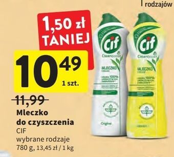Intermarche Mleczko do czyszczenia z mikrokryształkami lemon cif cream oferta