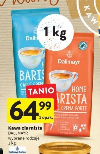 Intermarche Kawa dallmayr home barista caffe crema forte oferta