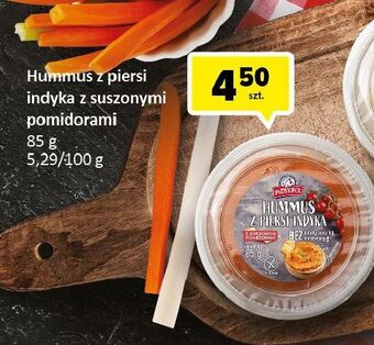 Carrefour Hummus z piersi indyka suszonymi pomidorami indykpol oferta