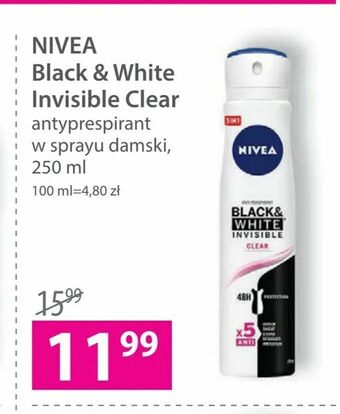Hebe NIVEA Black & White Invisible Clear oferta