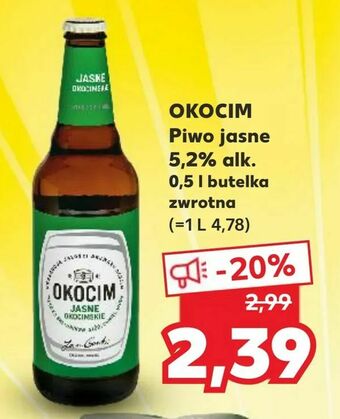 Kaufland OKOCIM Piwo jasne 5,2% alk oferta