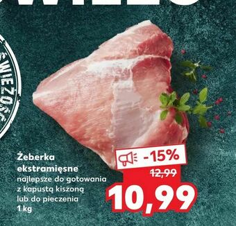 Kaufland Żeberka ekstramięsne oferta
