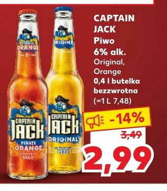 Kaufland CAPTAIN JACK Piwo 6% alk oferta