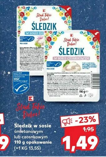 Śledzik w sosie