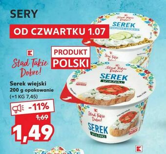 Kaufland Serek wiejski oferta