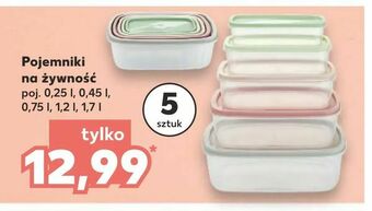 Kaufland Pojemniki na żywność oferta
